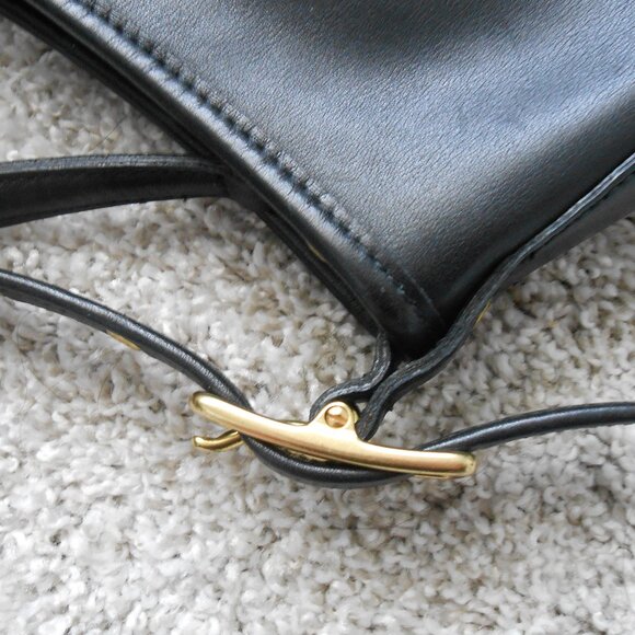 Vintage Coach Legacy Hobo Black Leather Small Shoulder Bag, Handbag. #9211, EUC - Picture 14 of 16